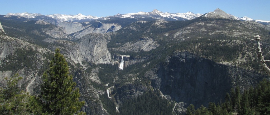 Clark Range with Vernal and Nevada Falls