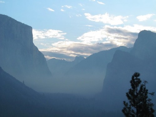 Smoke from Tunnel View