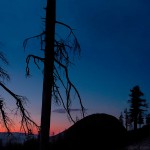 Sunset on Rim of Yosemite Valley