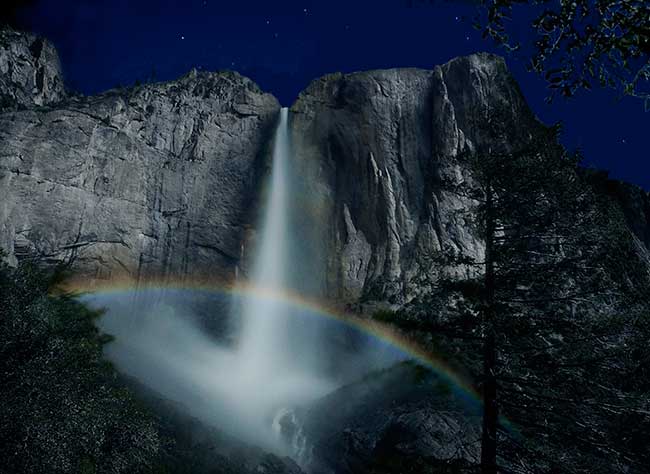 Upper Yosemite Fall and Moonbow